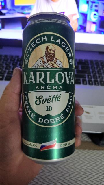 karlova krcma Svetle 10 4.0%, Pivovar Podkován, Czech Republic