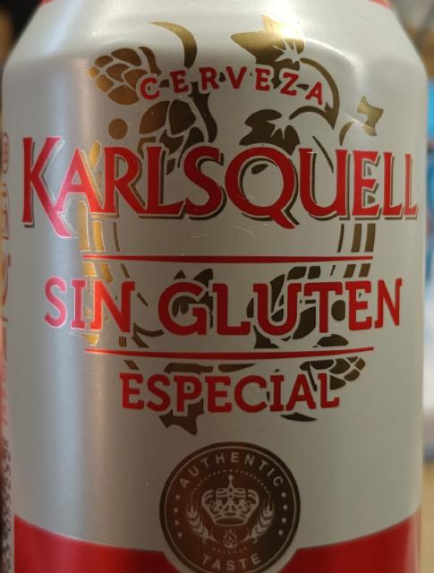 Karlsquell Sin Gluten Especial 5.6%, Cervezería Coceda, Spain