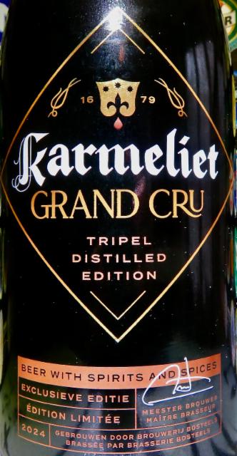 Karmeliet Grand Cru Tripel Distilled Edition 9.7%, Brouwerij Bosteels (AB-InBev), Belgium