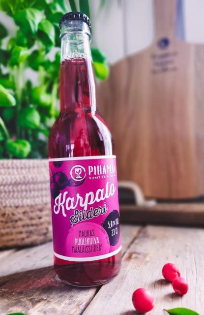 Karpalosiideri 5.0%, Pihamaa Viinitila & Panimo, Finland