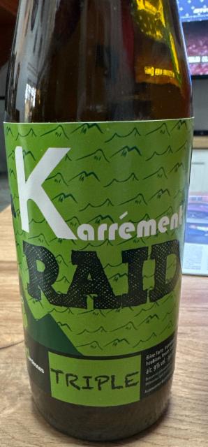 Karrement RAID 9.0%, Brasserie Artisanale MilleVertus, Belgium