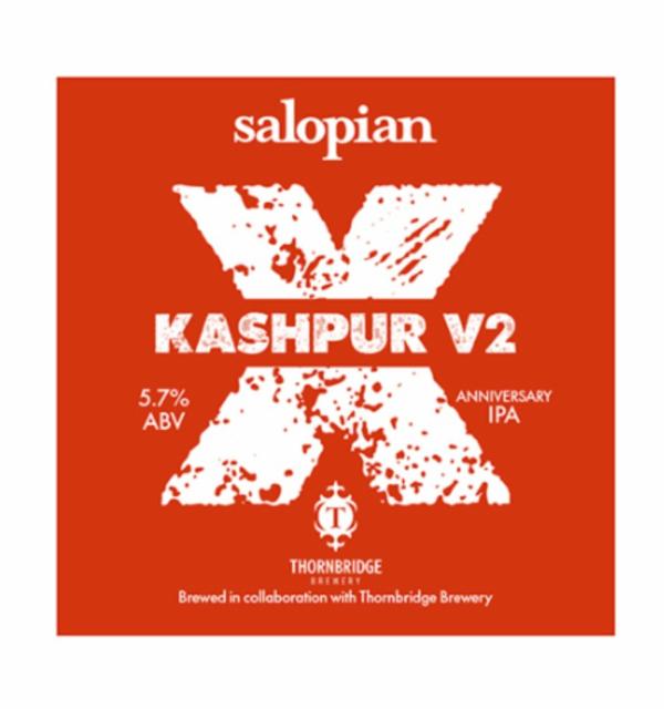Kashpur V2 5.7%, Salopian Brewery, England