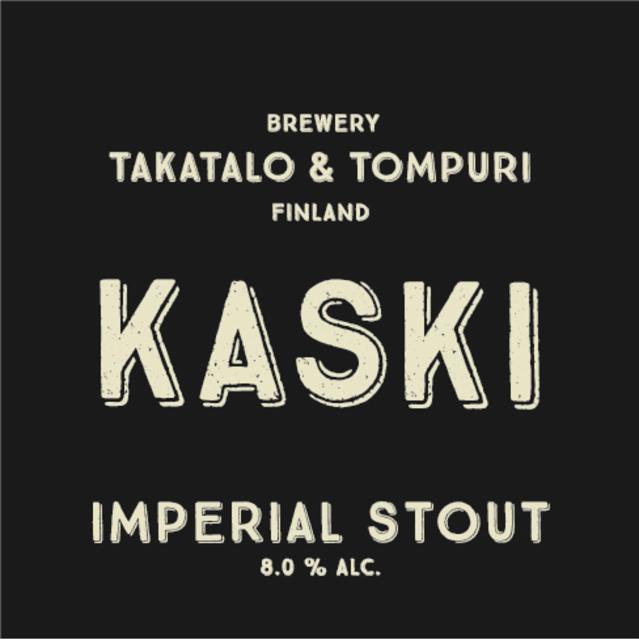Kaski Imperial Stout 8.0%, Takatalo & Tompuri Brewery, Finland