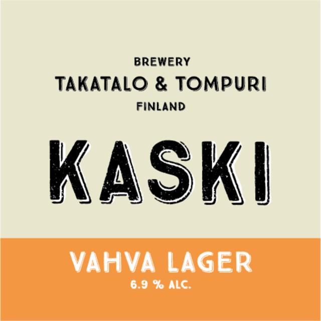 Kaski Vahva Lager 6.9%, Takatalo & Tompuri Brewery, Finland