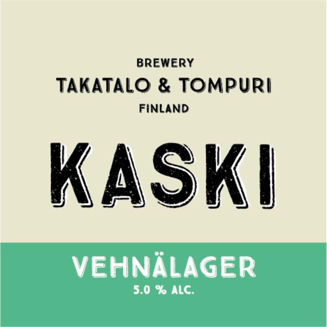 Kaski Vehnälager 5.0%, Takatalo & Tompuri Brewery, Finland