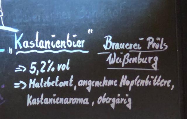 Kastanien Bier, Brauerei Pröls