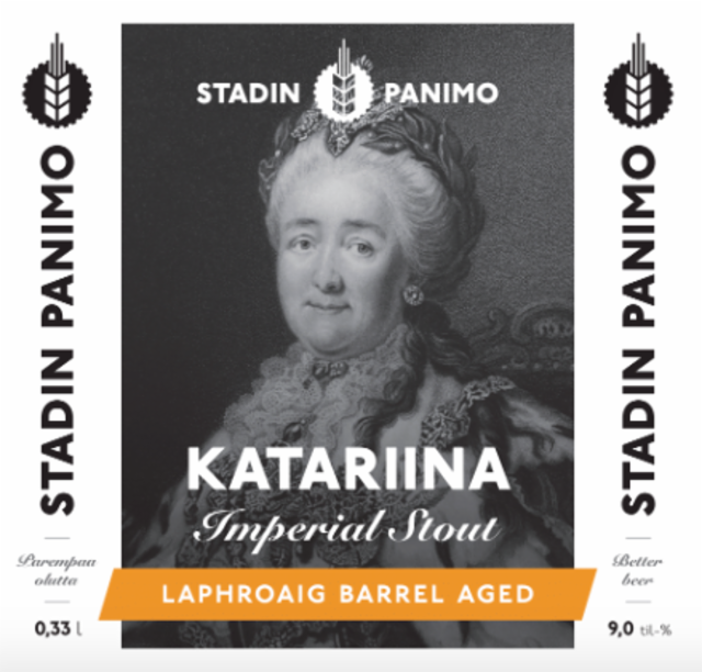 Katariina Imperial Stout Laphroaig Barrel Aged 9.0%, Stadin Panimo, Finland
