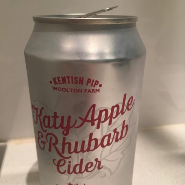 Katy Apple And Rhubarb Cider 4.0%, Kentishpip, England