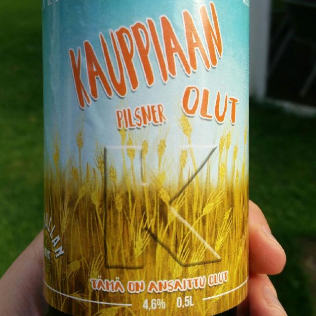 Kauppiaan Pilsner Olut 4.6%, Iso-Kallan Panimo, Finland