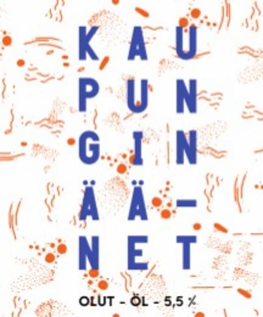 Kaupungin Äänet 2018 5.5%, Panimoyhtiö Tuju, Finland