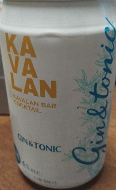 Kavalan Gin And Tonic 4.0%, Kingcar, Taiwan