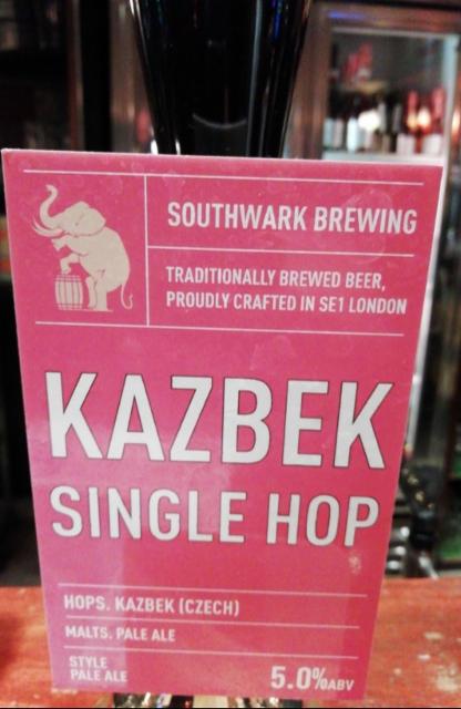 Single Hop - Kazbek 5.0%, Southwark Brewing, England