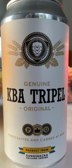 KBA Trippel 9.0%, AKiA Brygghus, Sweden