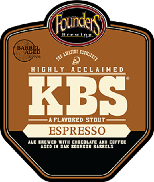 KBS Espresso 12.0%, Founders Brewing Company, United States