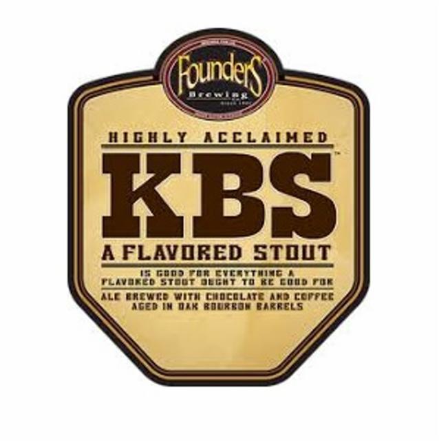 KBS Kentucky Breakfast Stout (2018) 12.3%, Founders Brewing Company, United States