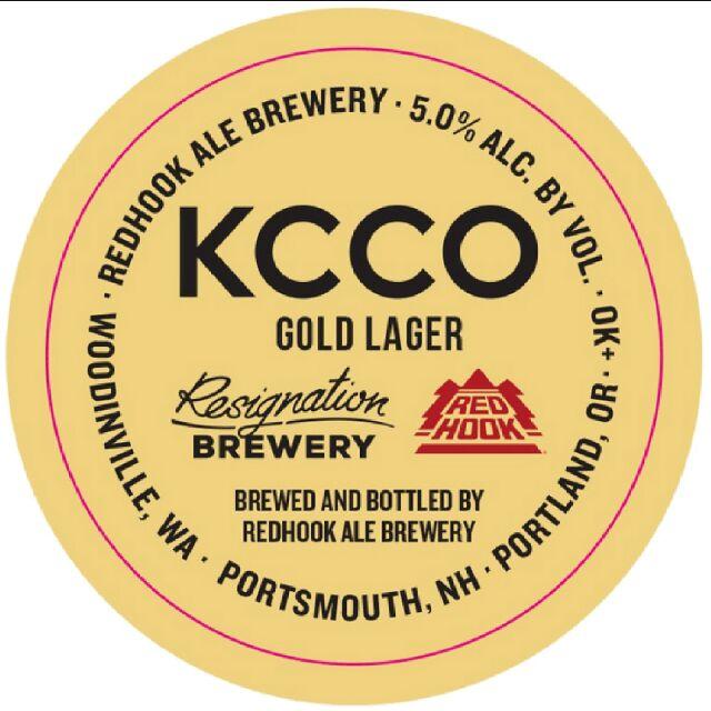 KCCO Gold Lager 5.0%, Redhook Brewery, United States