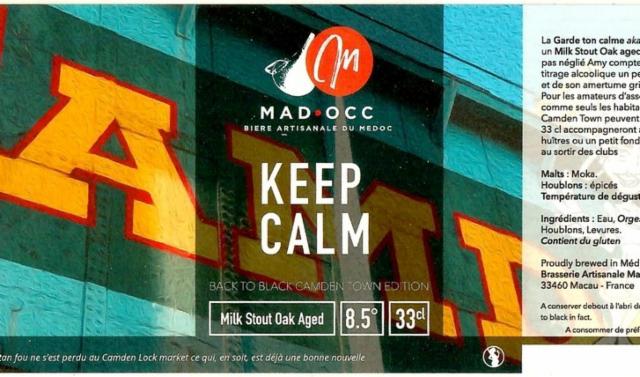 Keep Calm 8.5%, Brasserie Artisanale Mad Occ', France
