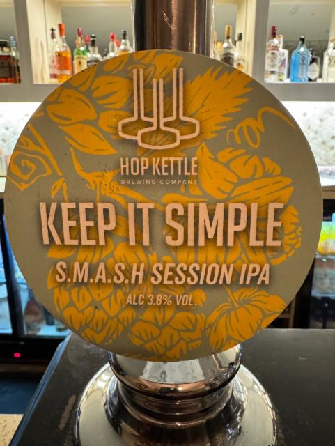 Keep It Simple 3.8%, Hop Kettle Brewery, England