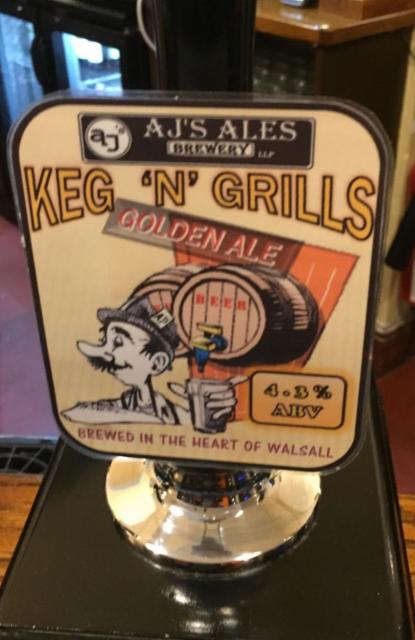 Keg 'N' Grills 4.3%, AJ's Ales, England