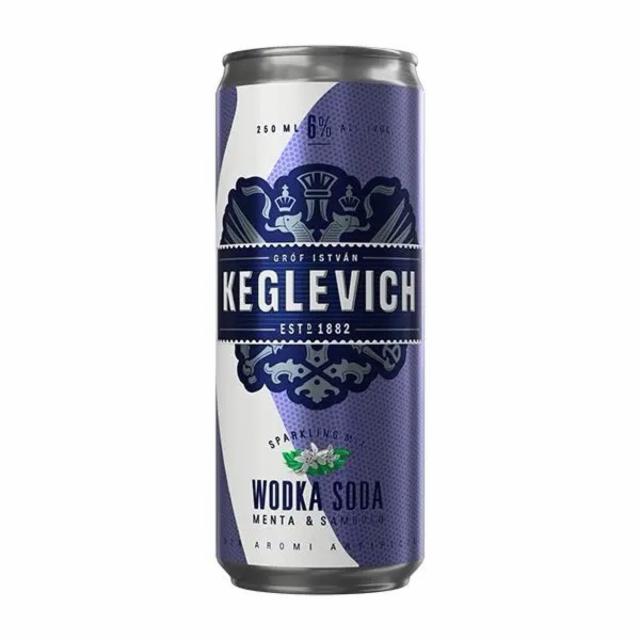 Keglevich Wodka Soda Menta e Sambuco, Stock Plzen - Bozkov S.r.o