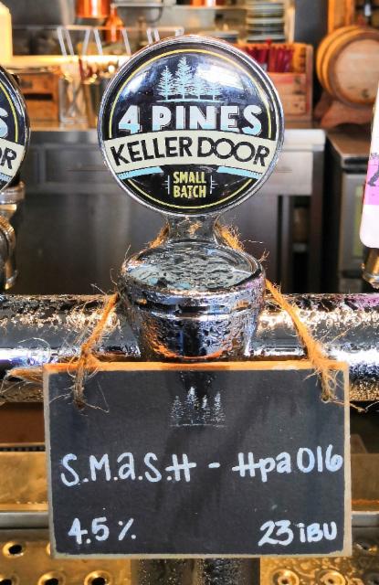 Keller Door Small Batch: S.M.a.S.H - HPA016 4.6%, 4 Pines Brewing Company (AB InBev), Australia