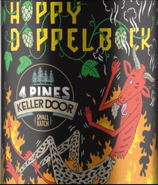 Keller Door Small Batch: Hoppy Dopplebock 7.5%, 4 Pines Brewing Company (AB InBev), Australia