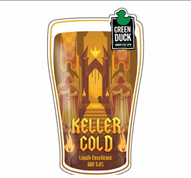 Keller Gold 5.0%, Green Duck Beer Co., England