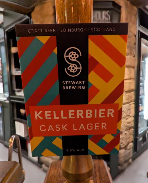 Kellerbier 4.9%, Stewart Brewing, Scotland