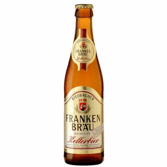 Kellerbier naturtrüb 5.1%, Franken Bräu Riedbach, Germany