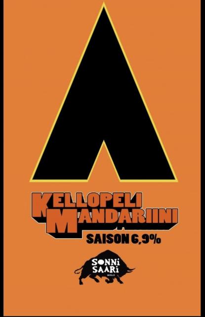 Kellopeli Mandariini 6.9%, Sonnisaari Panimo, Finland