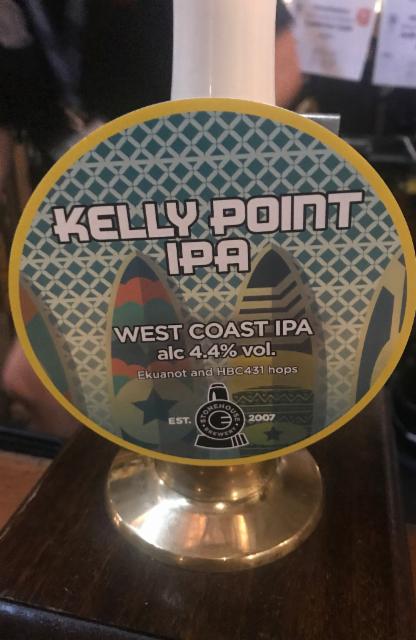 Kelly Point IPA 4.4%, Stonehouse Brewery, England