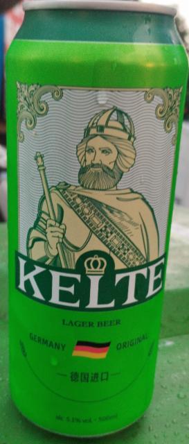 Kelte Lager Beer 5.1%, Just China / 嘉思特, China