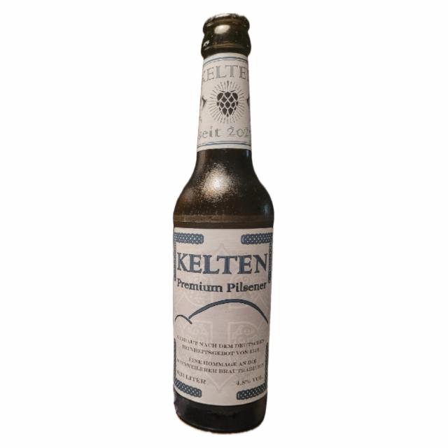 Kelten Premium Pilsener 4.8%, Kirner Privatbrauerei Ph. & C. Andres, Germany