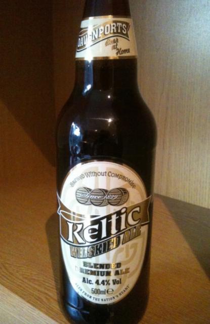 Keltic Whiskied Ale 4.4%, Davenports, England