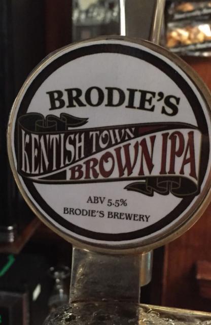 Kentish Town Brown IPA 5.5%, Brodie's, England