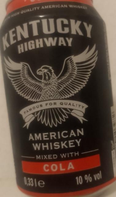 Kentucky Highway American Whiskey & Cola 10.0%, Kaufland, Germany