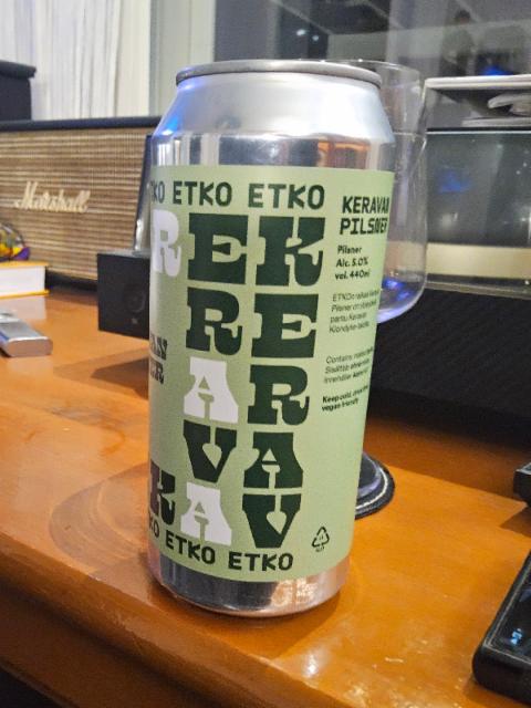 keravan pilsner 5.0%, Etko Brewing, Finland