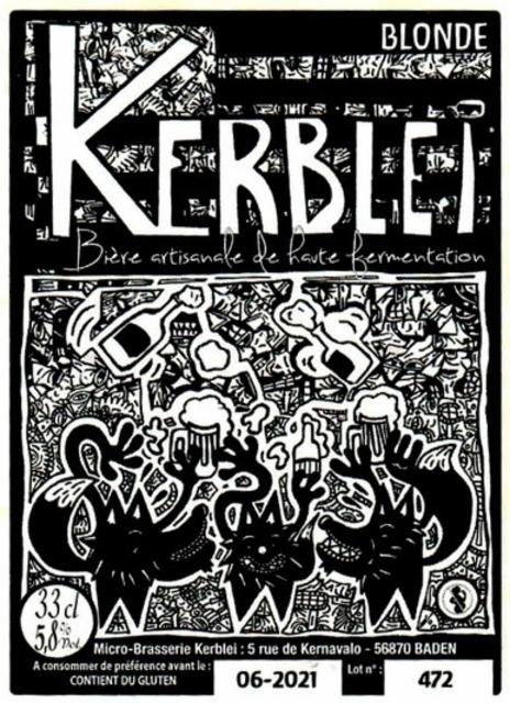 Kerblei Blonde 5.8%, Brasserie Kerblei, France