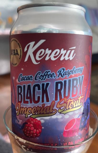 Kereru black ruby 10.0%, Kererū Brewing Company, New Zealand