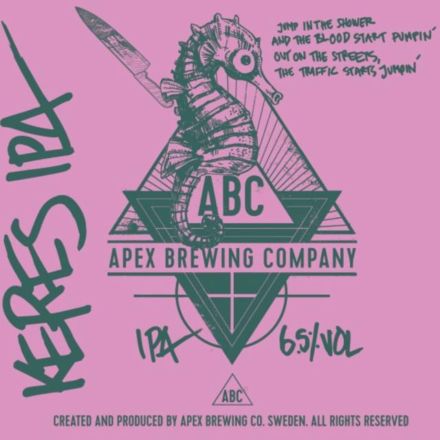 Keres IPA 6.5%, Apex Brewing Company, Sweden