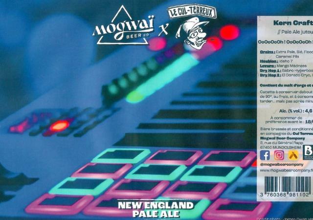 Kern Craft 400 4.6%, Mogwaï Beer Company, France