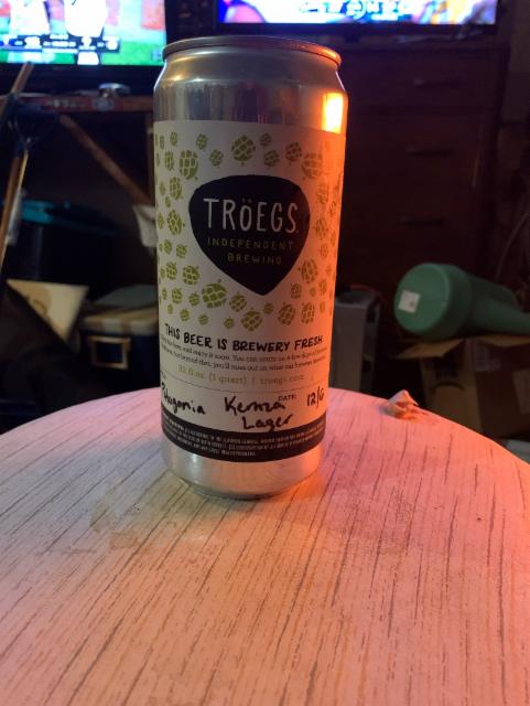 Kernza Lager 4.2%, Tröegs Independent Brewing, United States