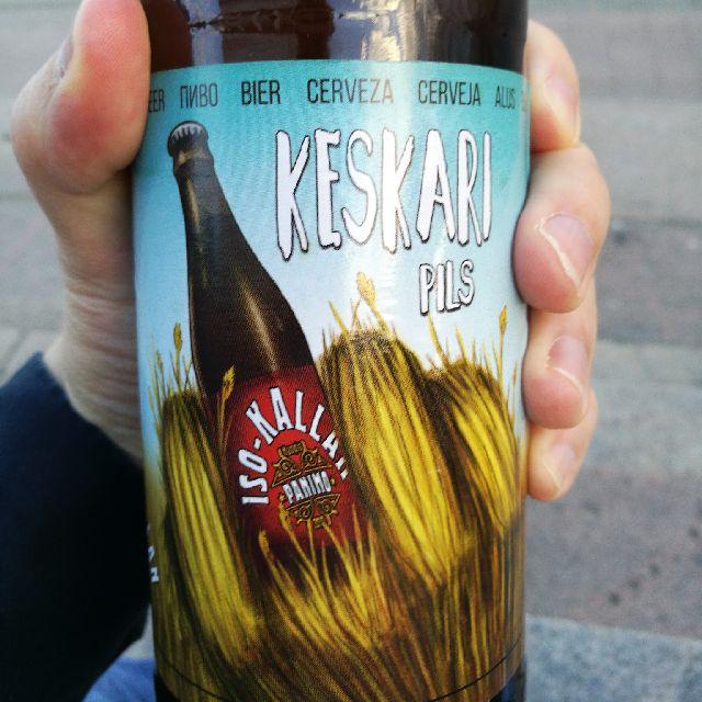 Keskari Pils 4.6%, Iso-Kallan Panimo, Finland