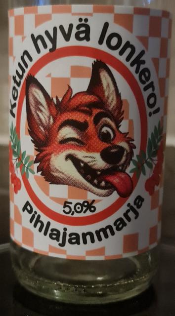 Ketun Hyvä Lonkero Pihlajanmarja 5.0%, Karvilan Panimo, Finland