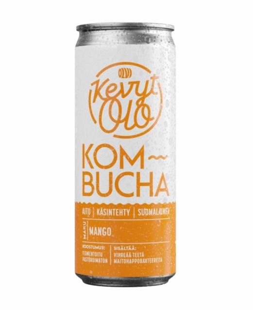 Kevyt Olo Kombucha Mango 1.2%, Olvi, Finland