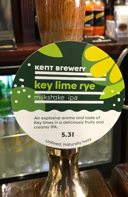 Key Lime Rye 5.3%, Kent Brewery, England