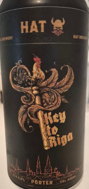 Key To Riga 6.2%, Hat Brewery, Latvia