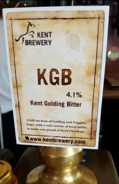 KGB Kent Golding Bitter 4.0%, Kent Brewery, England