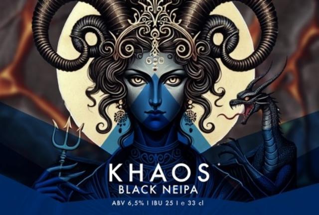 Khaos Black NEIPA 6.5%, Brouwerij de HopHemel, Belgium