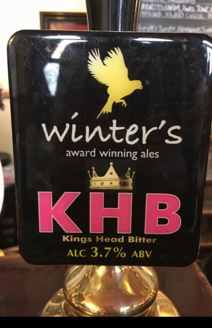 KHB Kings Head Bitter 3.7%, Mr Winter's (Winter's Brewing Co.), England